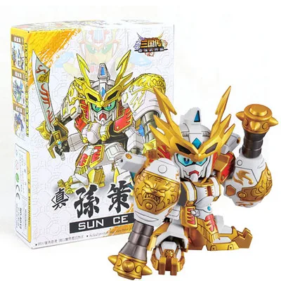 12 Аниме фигурки SD/BB Gundam Sousou Chouun Kanu Ryuubi Ryofu Chousen Kakouton 8 см модель горячее предложение: Наборы игрушек робот-Паззл хобби - Цвет: 12