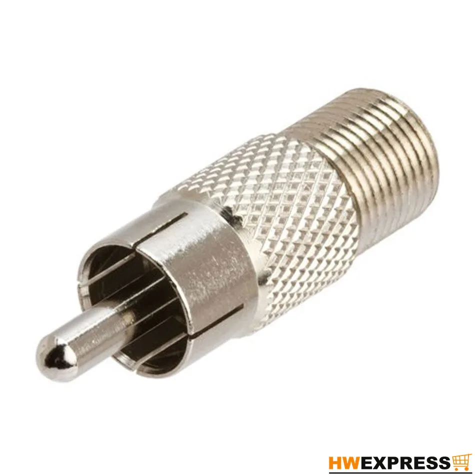 Горячая коаксиальный адаптер F Женский/RCA Муж | Обустройство дома