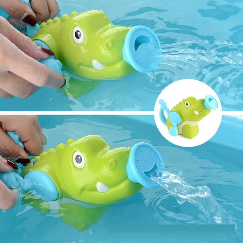 Детские игрушки для игры в воде дрожание рук насос акулы Ванная комната