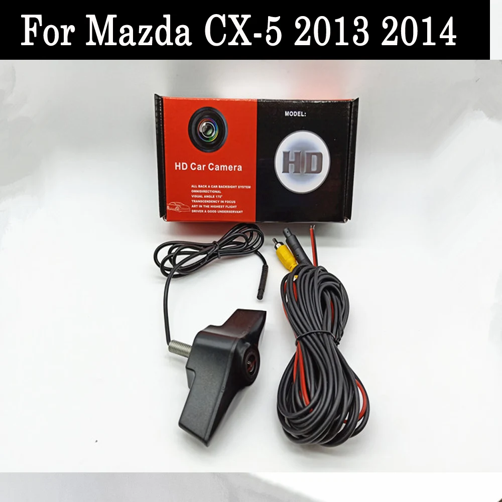 Автомобильная парковочная камера с логотипом Переднего Вида Для Mazda CX 5 2013 2014 / CCD