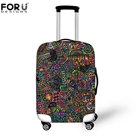 11M FORUDESIGNS/ Чемодан Защитная крышка для 18/20/22/24/26/28/30 дюймов чемодан Водонепроницаемый дождевик эластичные туристические - Цвет: 11M