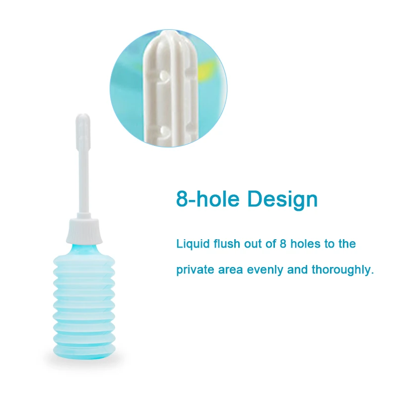 Многоразовый выдвижной вагинальный очиститель 200 мл медицинская клизма анус