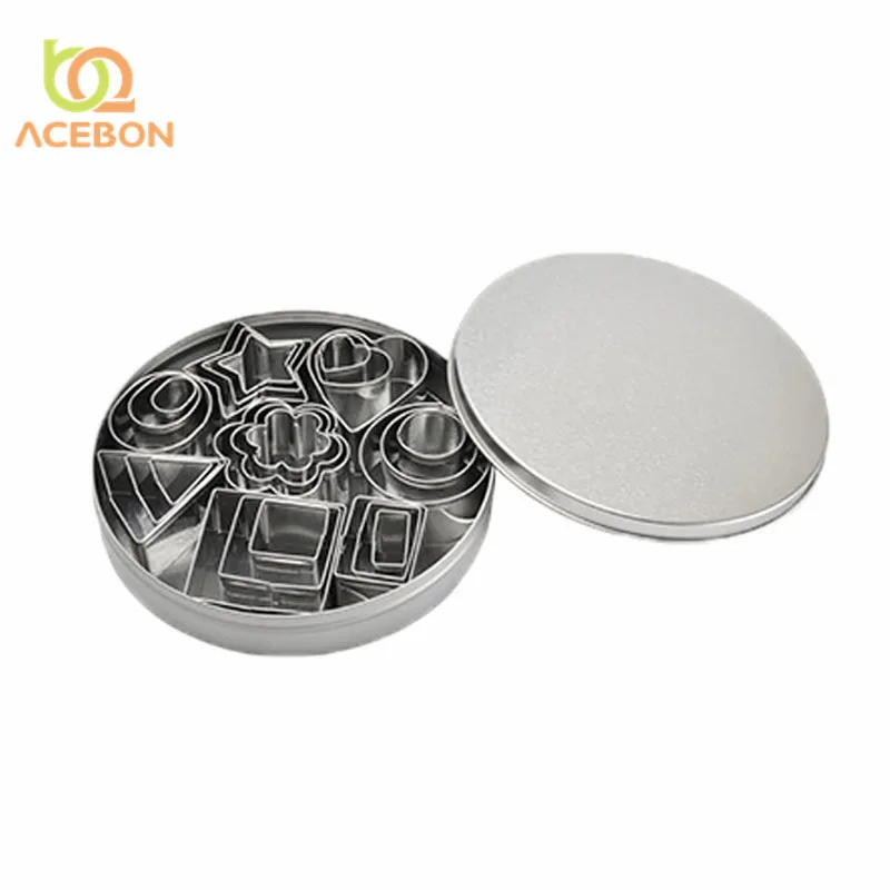 ACEBON 24 шт набор из нержавеющей стали Форма для резки торта печенья DIY печь выпечки