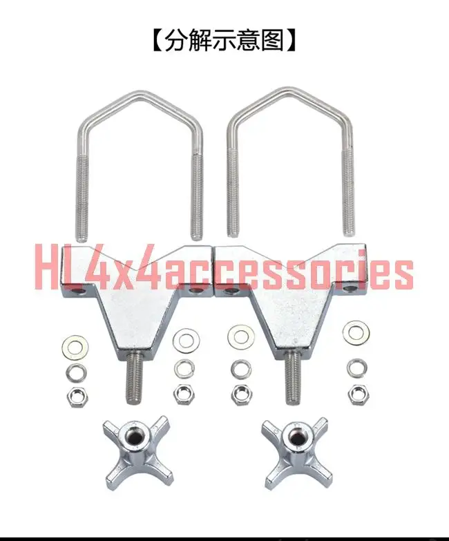 Подъемный домкрат фермерский 1-2 дюйма Комплект для крепления на трубку