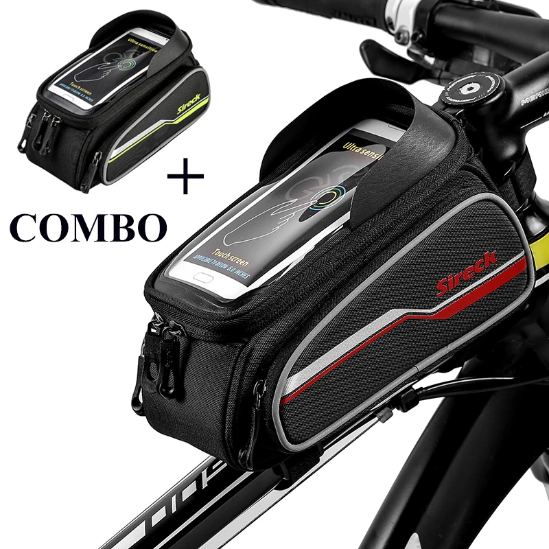 Sireck модная комбинированная Противоударная передняя рама велосипеда трубка