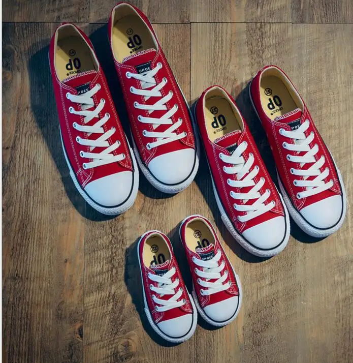 2019 Children Canvas Shoes Girls Boys Sneakers Soft Sole Trainer Casual Flat Lace-Up Kids Baby Plimsolls (Toddler/Big Kid) | Детская