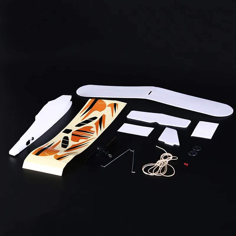 DIY пенопластовый 3D Эластичный планер Резиновая лента самолет Летающая модель