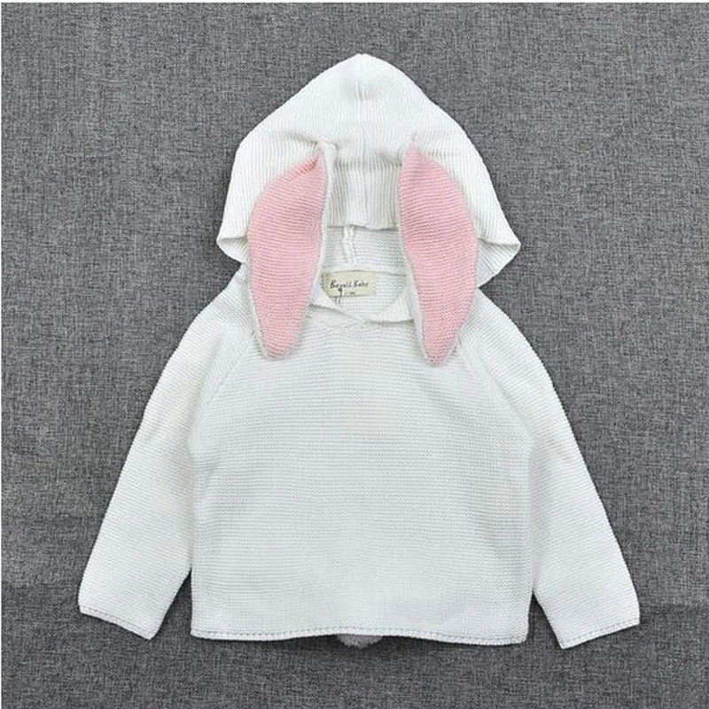 Новинка 2018 детские свитера свитер для мальчиков и девочек с кроличьими ушками