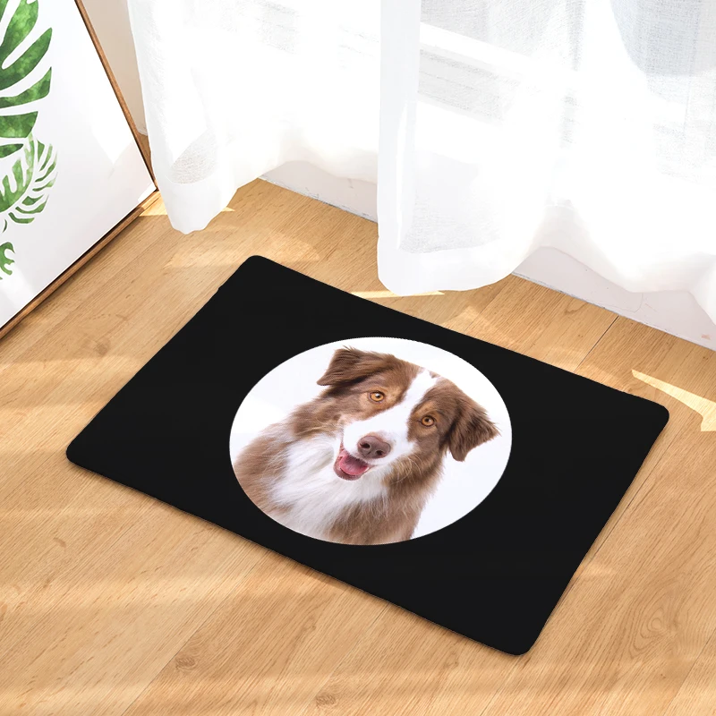 2017 New Big Head Dog Print Carpets Non-slip Kitchen Rugs for Home Living Room Floor Mats 40x60cm | Дом и сад