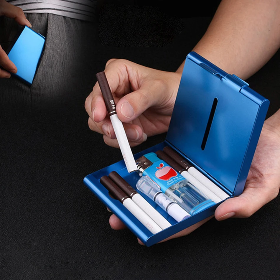 Алюминиевый портсигар-портативный folio holder lightweigt-I Smoke and I hou вещь-идеально подходит для любителей-Игра престолов