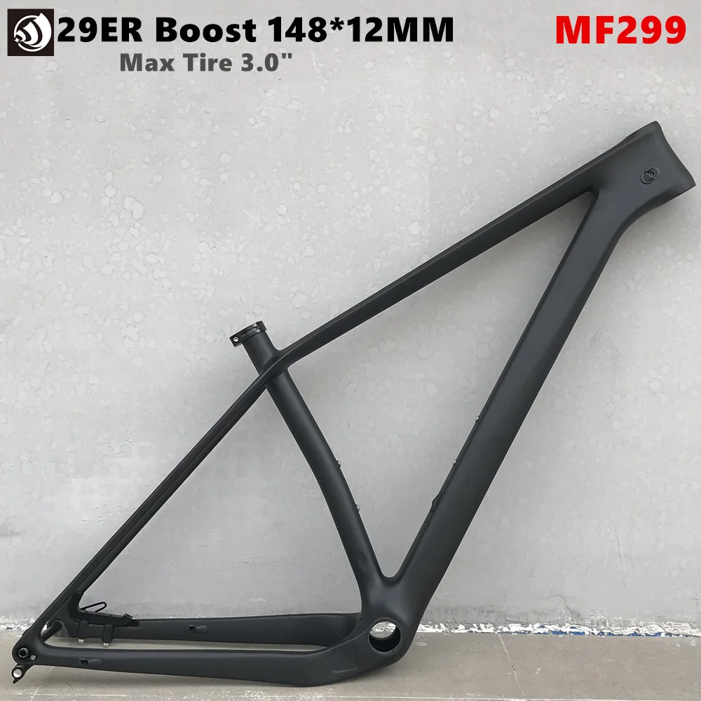 WINOW 29er Boost Mtb рама 148x12 мост через 3,0 шины карбоновая рама размер 15/17/19 дюймов UD матовый 29er плюс крепежная рама для горного велосипеда