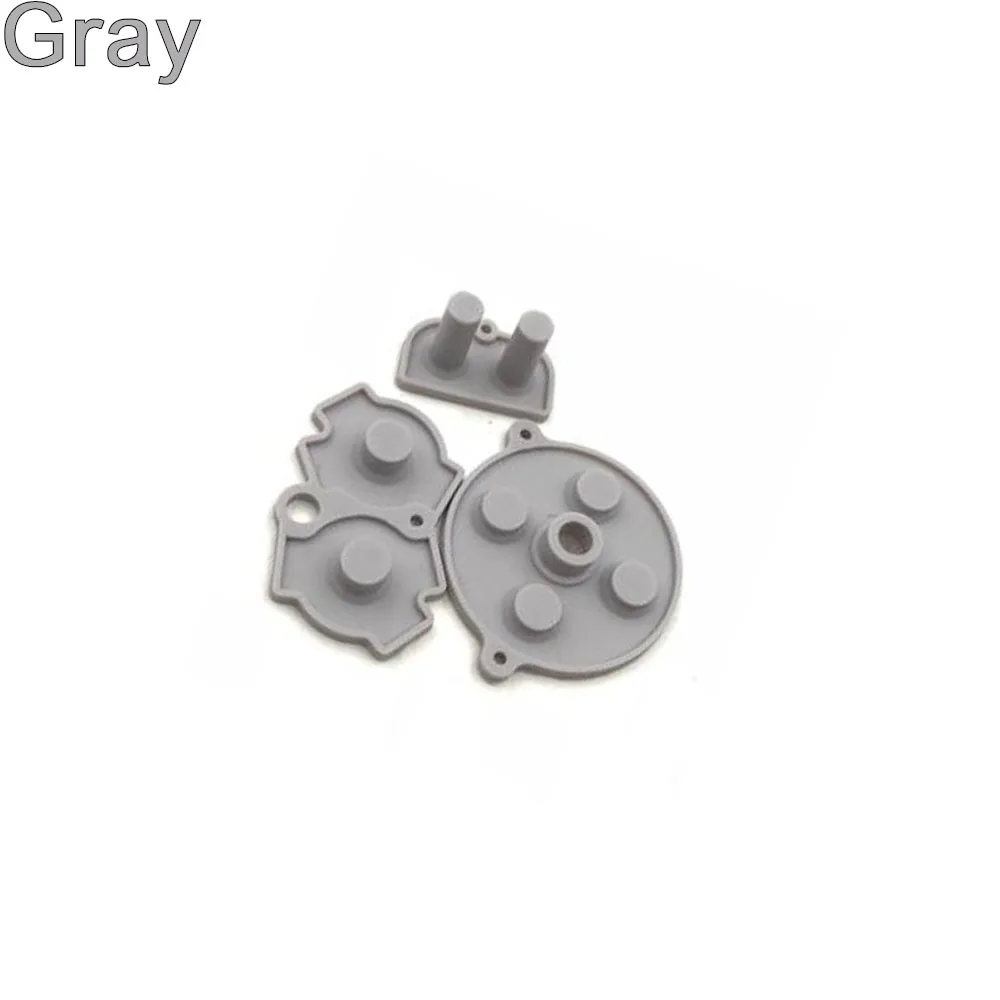 Черный для GBA резиновый проводящий колодки Замена ремонта кнопок Nintendo GameBoy Advance