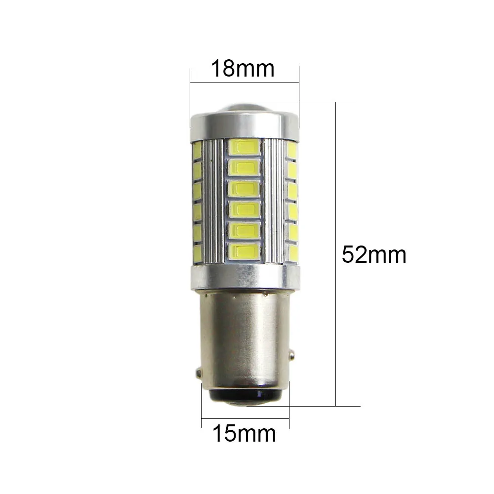 KEIN 2 шт. высокое качество bay15d 1157 led p21/5 Вт 5630 33smd 12 В неполярность Автомобильные
