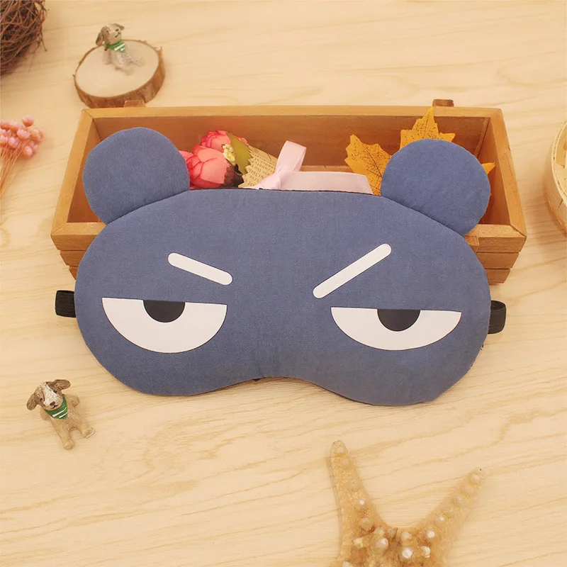 Выражение лица Спящая Маска Для Глаз Сон Тени Мультфильм Завязанными Глазами Сна