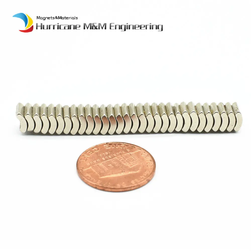 NdFeB дуговой сегмент OR4.6 * IR3.2 W6.22 L5.7mm N38SH Moto магнит для генераторов Неодимовый