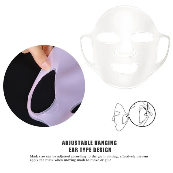 1 шт. многоразовая силиконовая маска для ухода за кожей лица листовой маски