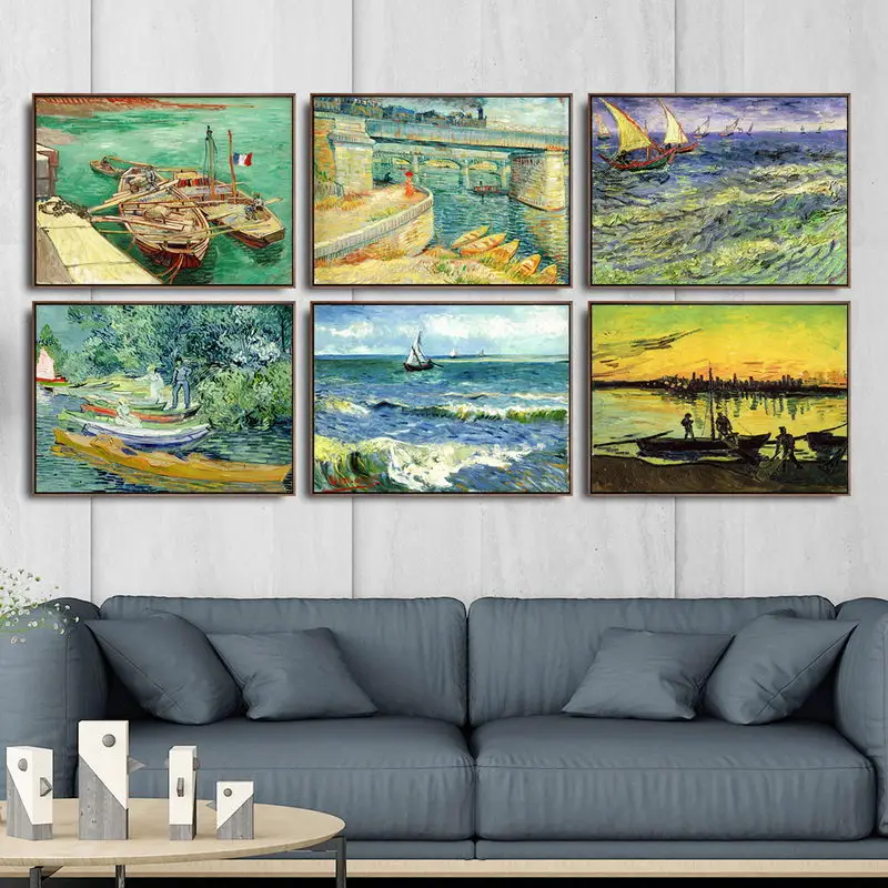 Декор для дома художественные настенные картины гостиной постер печать на
