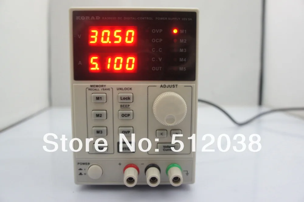 KORAD KA3005D-прецизионный Регулируемый источник питания 30 V, 5A DC Цифровой Регулируемый лабораторный класс 220V