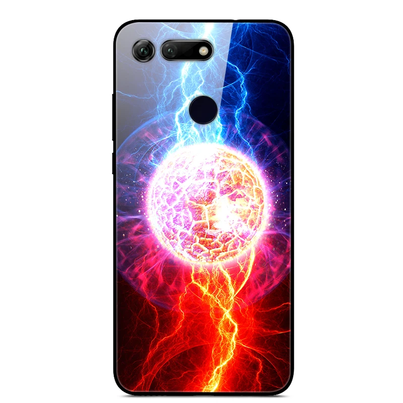 Для huawei Honor V20 чехол из стекла модный жесткий чехол для телефона для huawei Honor View 20 чехол View 20 V 20 закаленное мягкое бампер Honorv20