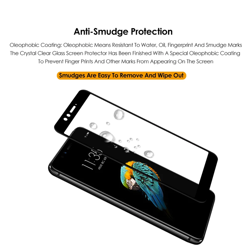 Qosea для lenovo S5 закаленное Стекло 9 H гальваническим 4D полный изогнутый край телефон