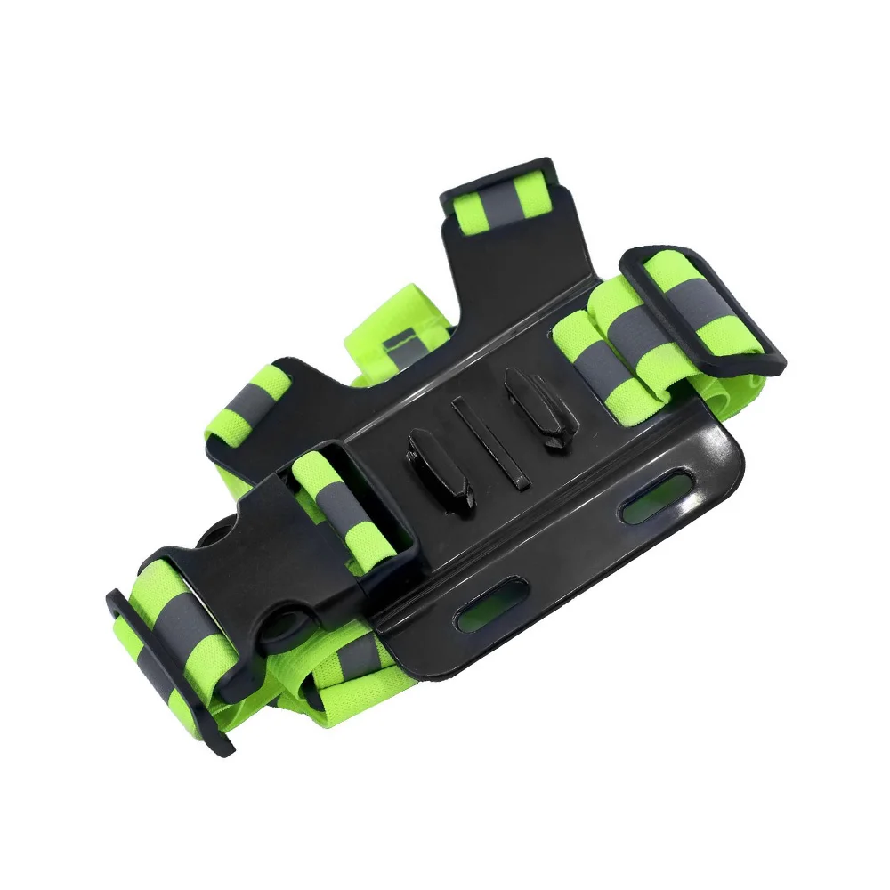 TUYU GoPro camera with chest hole Strap fluorescent elastic shoulder strap night run luminous vest for Hero 7 6 5 | Электроника