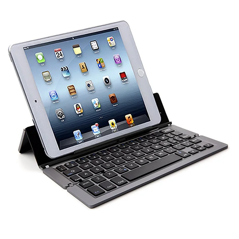 Universial Folio Bluetooth Keyboard For Tablet/Cellphone IOS Android Windows System Portable 100PCS/Lot | Компьютеры и офис