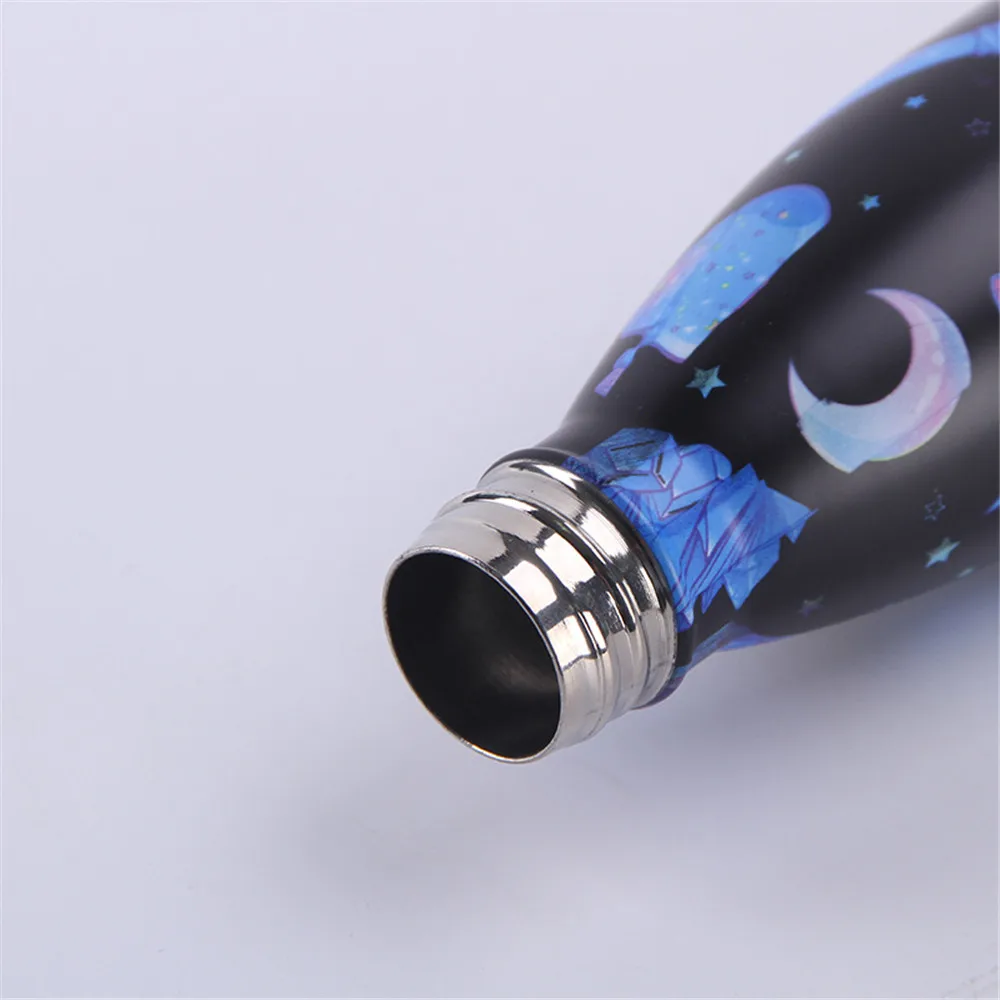 Креативная дизайнерская бутылка для воды без бисфенола А термос из нержавеющей