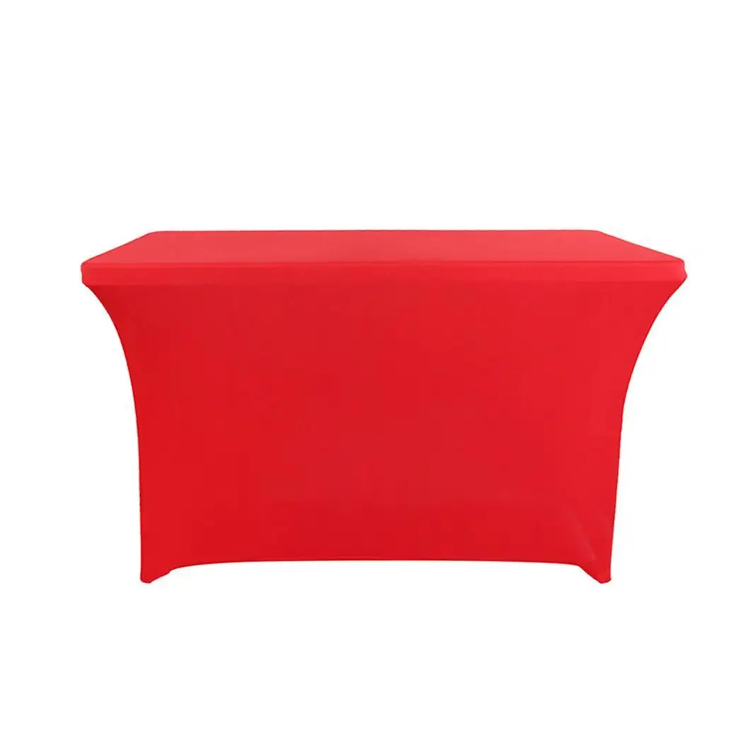 Скатерть-тянущка для столов прямоугольной формы черного, кофейного или белого цвета с эластичными краями для гостиничных заведений и дома.