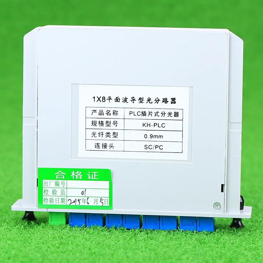 KELUSHI 1x8 коробка Кассетная карта вставки PLC сплиттер модуль 1:8 8 портов волоконно