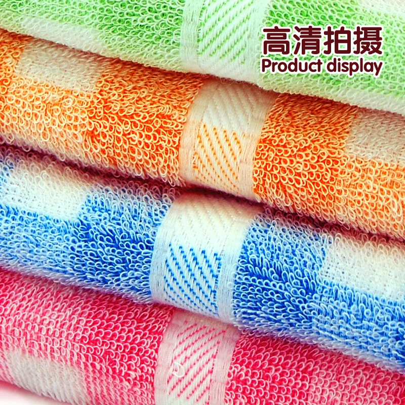 Comfortable and soft 35*84cm mercerized Untwisted Towel Absorbent Dry Hand Towels for Kids Adults 1 bags of 10 towels | Дом и сад
