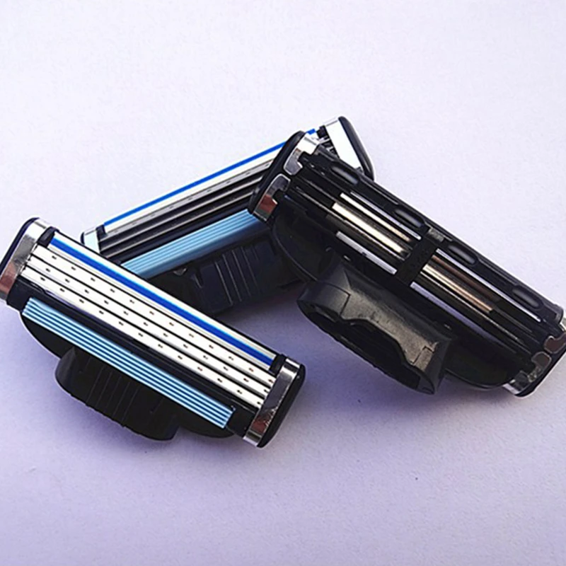 4 шт./компл. 3 слой лезвие бритвы для мужчин Gileet лезвия красота Proglide полезные