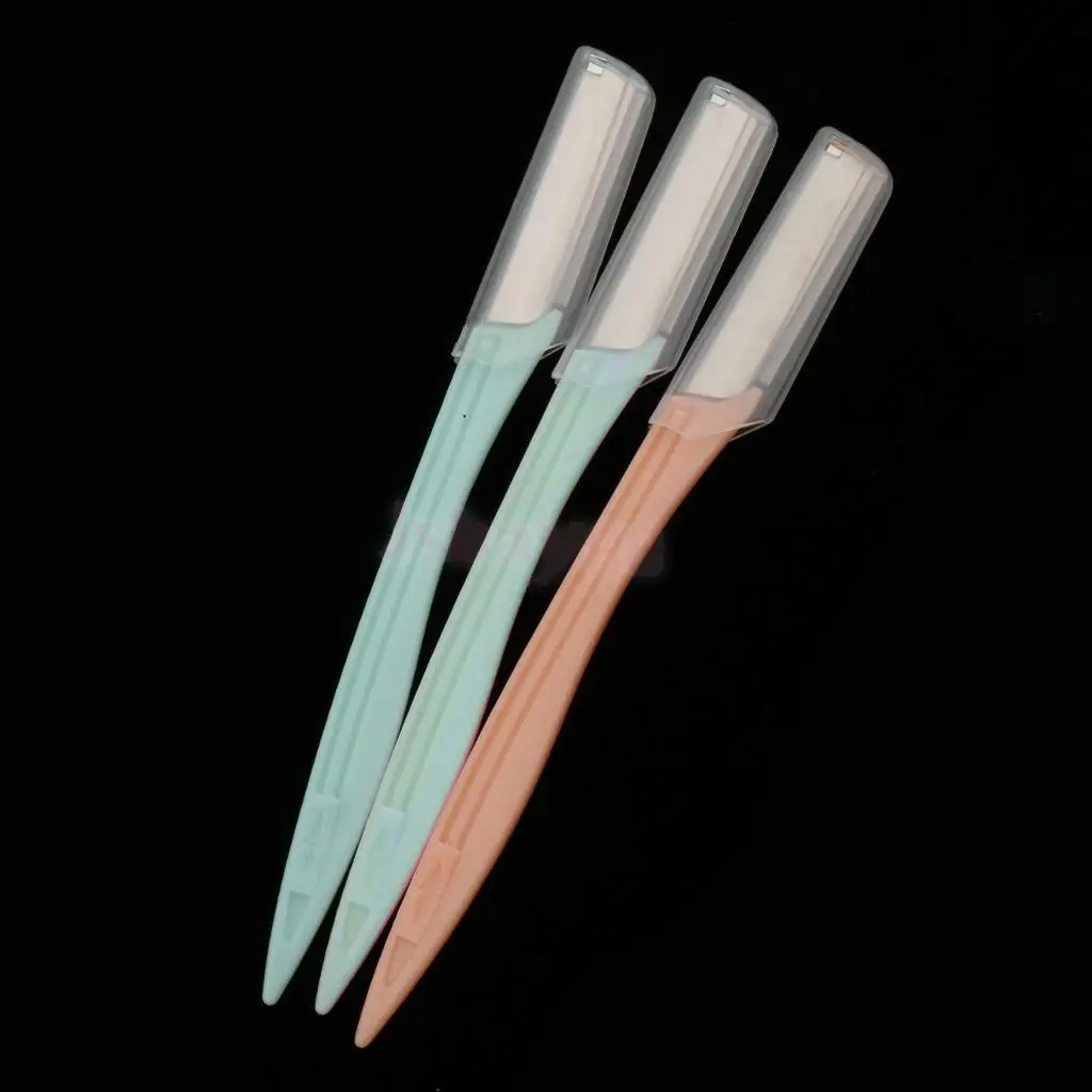 6 шт. профессиональный женский триммер для удаления бровей и губ безопасные