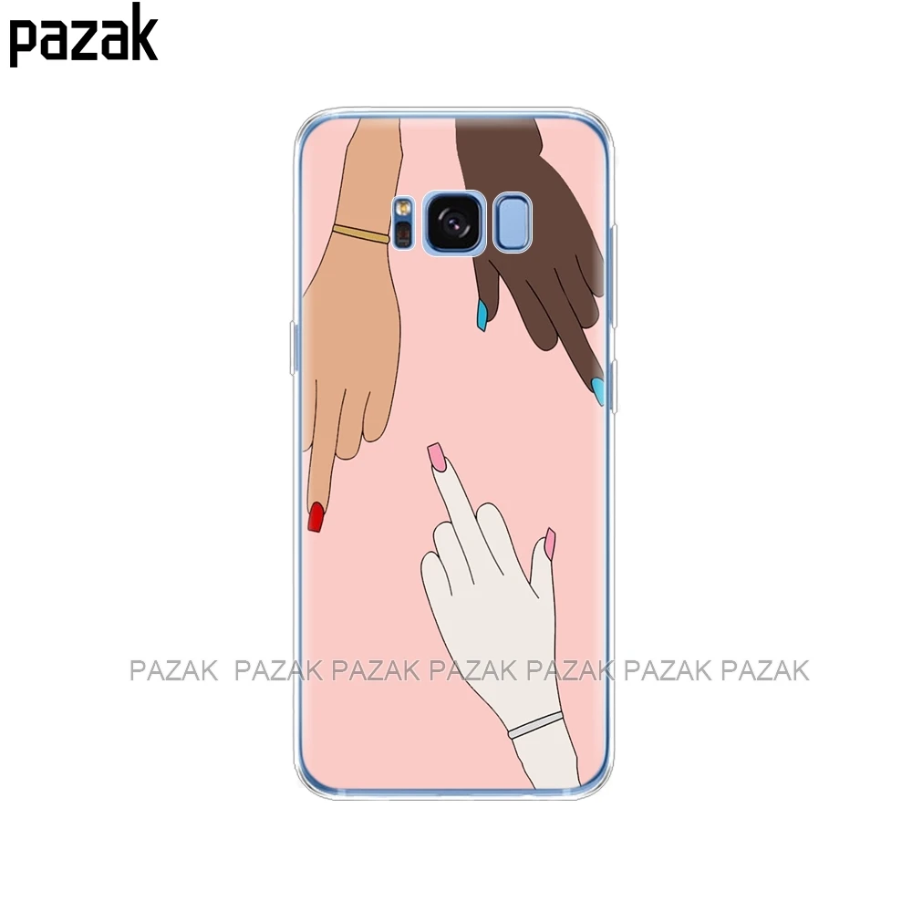 34530 Silicone phone Case For Samsung Galaxy S8 / S8 PLUS Cases Cover For Samsung S8 / S8 plus new fation Phone shell - Цвет: 34530