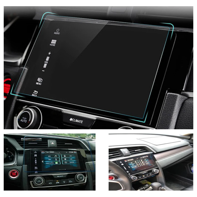 For Honda Civic 10th &ampEX EX-T EX-L Touring 7 Inch 2016 2017 2018 Car GPS Navigation Tempered Glass Screen Protector Accessories |