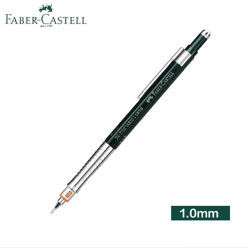 Faber Castell ТЗ тонкой пленки для тонировки автомобилей L составление механический/автоматического карандаша, 0,5/1,0/0,35/0,7 мм; В комплект входит B/2B/HB свинца пополнения чернил - Цвет: 1pc 1mm