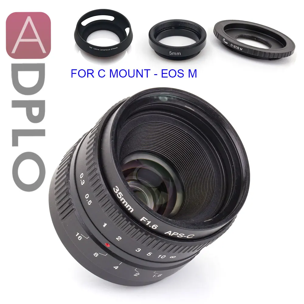 Объектив ADPLO 35 мм f/1 6 + 3 подарочных комплекта для Nikon 1 M4/3 micro 4/3 Pentax Q Nex Fuji fx камеры