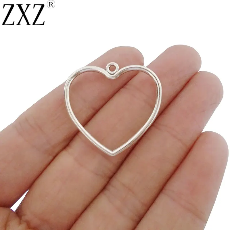 Открытая основа ZXZ для ожерелья, браслета, ювелирных изделий, 10 шт., фурнитура 30x29 мм