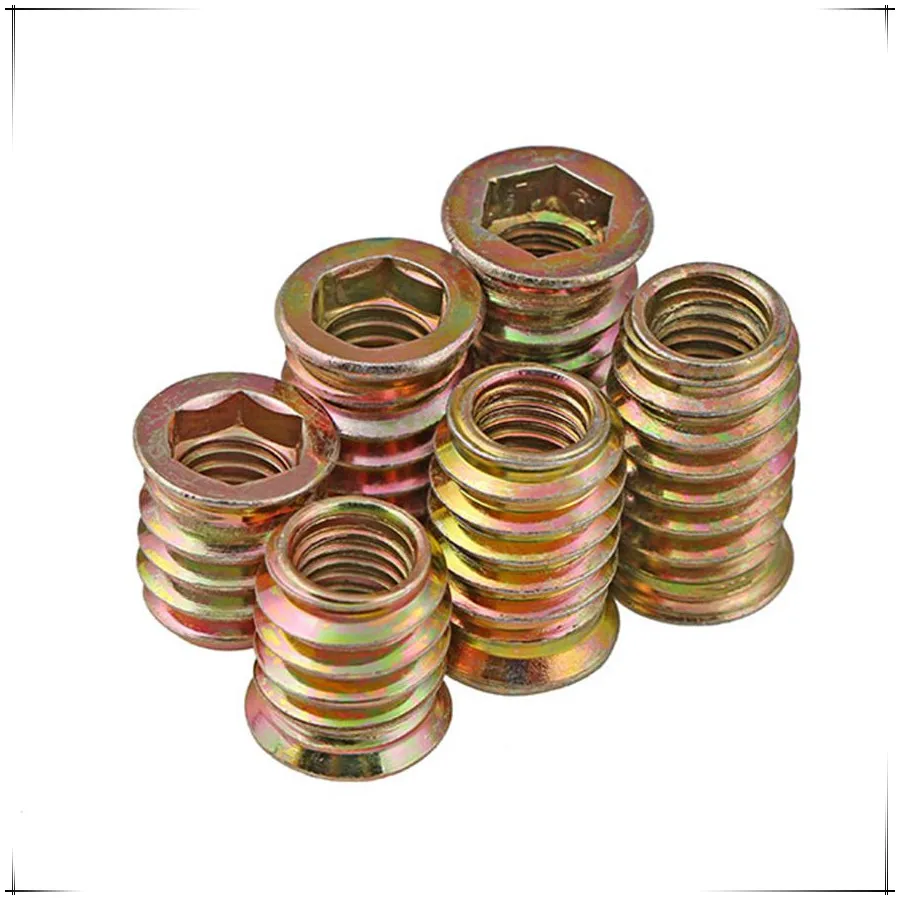 M6 оцинкованная жесткая стальная Шестигранная головка внутренняя наружная