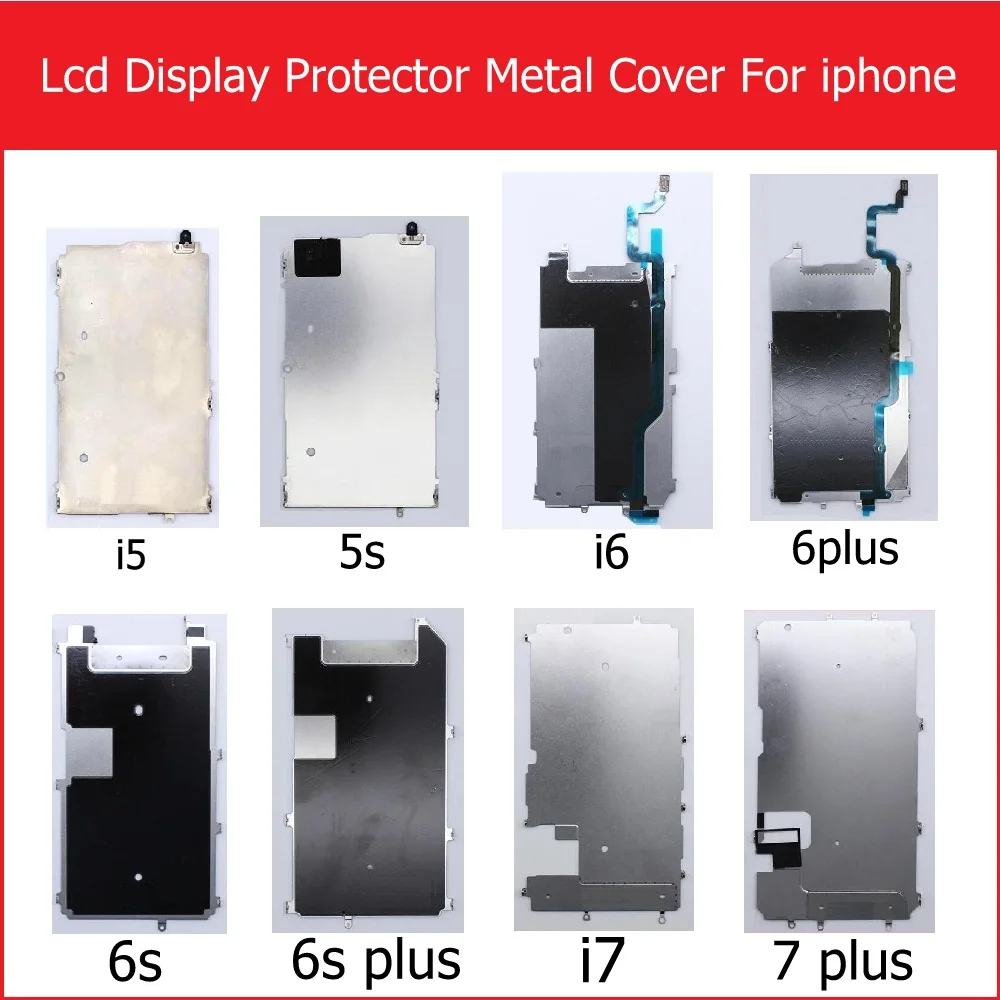 Настоящая Защитная панель для ЖК дисплея металлическая крышка iphone 5 5s 6 6s 7 plus