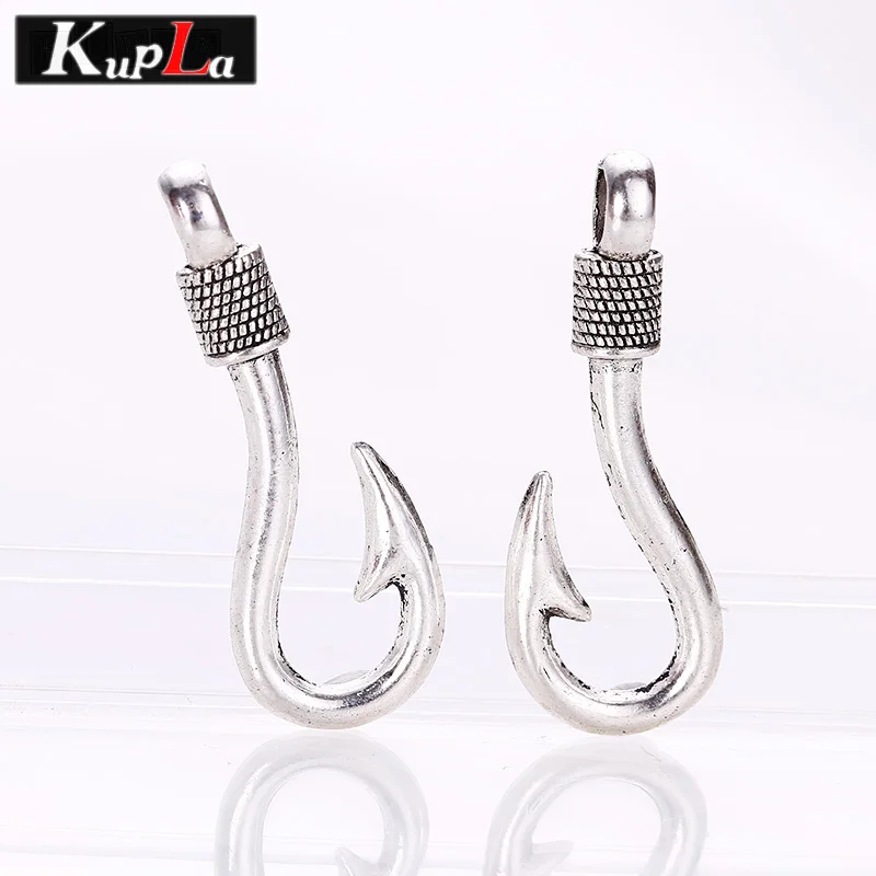 Винтажные металлические подвески для рыболовных крючков Diy ювелирные изделия