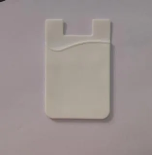 SFP-42PU-WHITE Бизнес Кредитной Карман M Клей модные женские туфли для мужчин сотовый телефон держатель ID держатель для карт, тонкий чехол стикеры - Цвет: SFP-42PU-WHITE