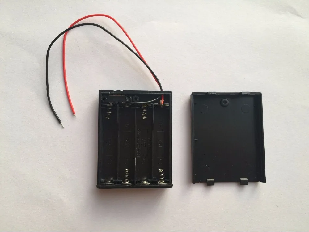 5Pcs 4 x AAA Batteries Battery Holder Case Storage w On/Off Switch |