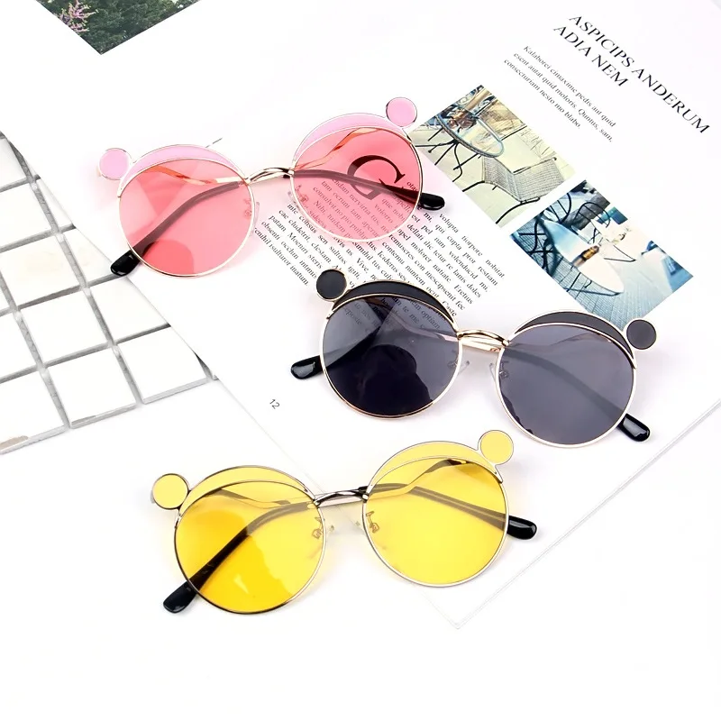 Прямая поставка детские солнцезащитные очки милые летние для девочек с кроликом