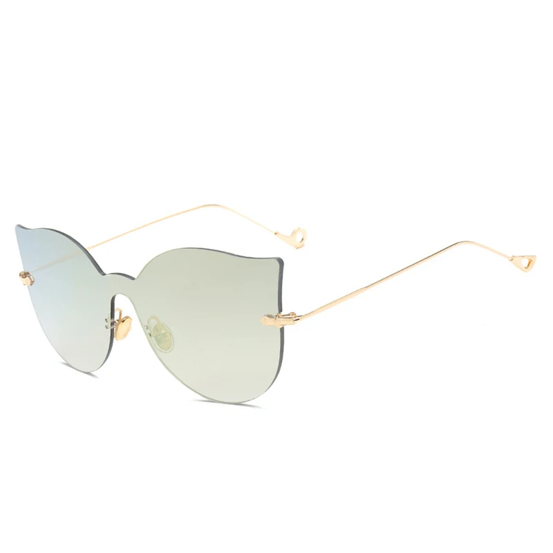 

New Sunglasses 2018 Women Fashion Sunglass Rimless Cool Beach Shade Driving Sun Glasses Party Sunglass Ladys Sun Glasses DF17056