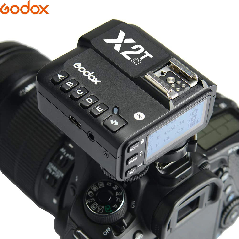 Godox X2T-C X2T-N X2T-S X2T-F X2T-O 2,4G Беспроводной ttl 1/8000s трансмиттер триггер для вспышки HSS Сверло для цифровой зеркальной камеры Canon Nikon sony Fuji Olympus