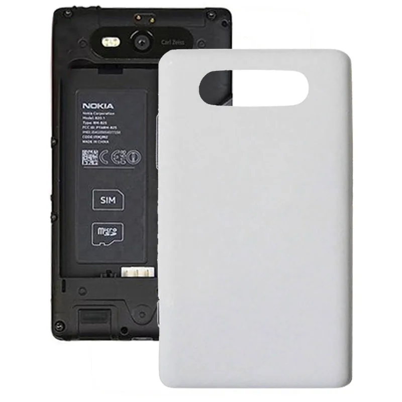 Оригинальный корпус батареи задняя крышка + Боковая кнопка для Nokia Lumia 820 |