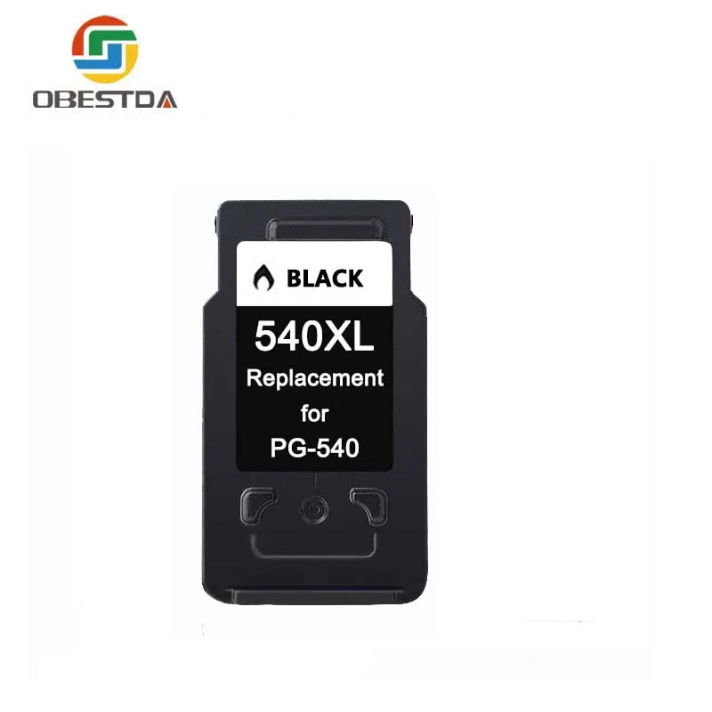 Obestda540 xl PG540 черный картридж для Canon 540 pg540 PIXMA MG3150 MG3250 MG4100 MG2150 MG4250 MG415|Чернильные