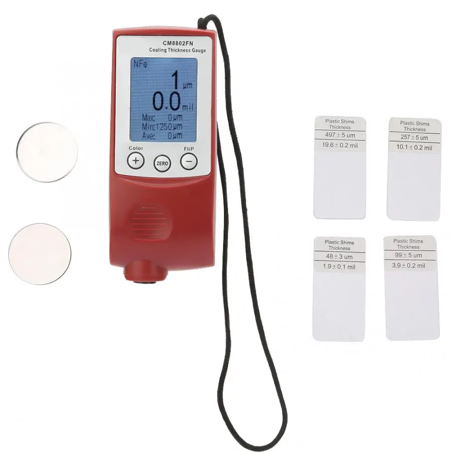 CM8802FN Высокоточный цифровой покрытие Толщина датчик, цифровой прибор для измерения уровня покрытие Толщина датчик Высокое качество