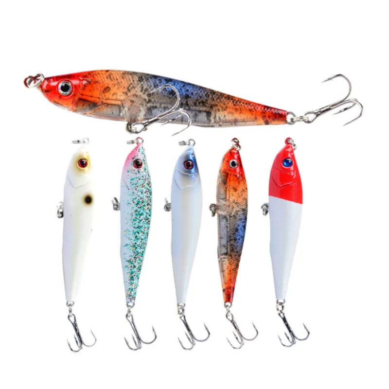 Искусственные приманки модель Блесен Жесткий Bait Crankbait 5 видов цветов на выбор 8 см