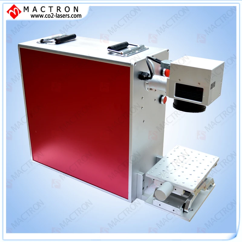 Лазерная волоконная маркировочная машина 20 Вт лазерная гравировка алюминиевая